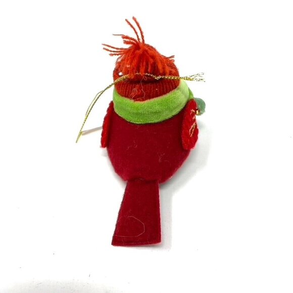 Target Featherly Friends Fabric Bird Red Hat Christmas Ornament Wondershop™ 2024 - Picture 4 of 10
